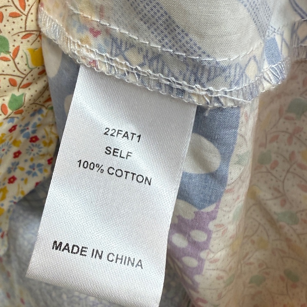 Hunter Bell Multicolor Patchwork Blouse, Nwot, Si… - image 5